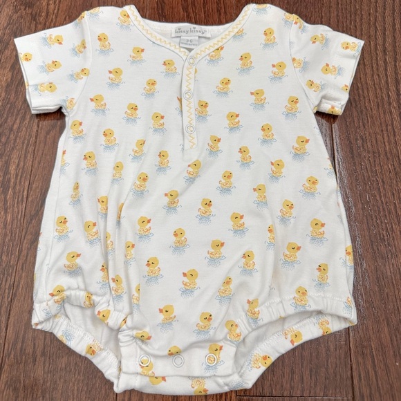 Kissy Kissy White Duck Print Kids Bodysuit - Picture 1 of 1